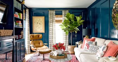 أفكار لاستخدام الأزرق الكلاسيكي في طلاء المنزل.. إطلالة عصرية ومريحة للعين