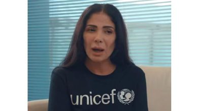 "يونيسف" تنشر فيديو لـ منى زكي تطالب فيه بالتبرع لأطفال غزة