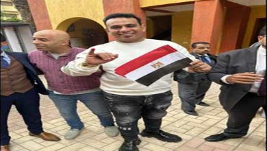 محمود الليثي يدلي بصوته في الانتخابات الرئاسية