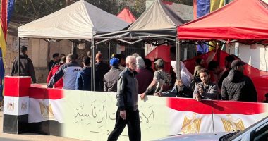 إقبال المواطنين باليوم الثانى لانتخابات الرئاسة فى أرض اللواء