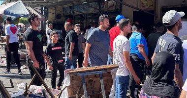 7 مصابين بحريق سوق أسماك بورسعيد إثر انفجار أنبوبة بوتاجاز