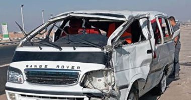 إصابة 3 أشخاص ووفاة آخر فى حادث إنقلاب سيارة على طريق سوهاج البحر الأحمر