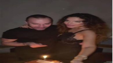 "أحضان وقبلات".. هكذا احتفلت نادين نسيب نجيم بعيد ميلاد ابنها وخطيبها (فيديو)