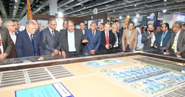 نائب وزير الإسكان يفتتح المعرض والمؤتمر الدولى "مصر.. للمياه - الاقتصاد الأزرق"