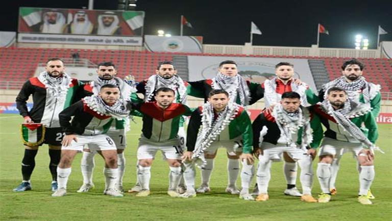 "نددوا بمجازر إسرائيل".. كيف ظهر لاعبو منتخب فلسطين في مباراتهم أمام لبنان؟ (صور وفيديو)
