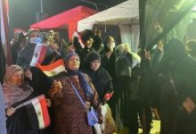 أغاني وطنية وأجواء احتفالية يعيشها أهالي إمبابة في لجان الانتخابات الرئاسية