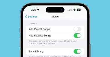 تعملها إزاى؟.. كيفية إيقاف إضافة الأغانى المفضلة تلقائيا لمكتبة موسيقى iPhone