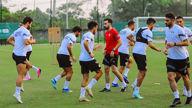 دون صلاح.. منتخب مصر يخوض أول التدريبات بعد التعادل مع غانا