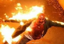 أحمد السقا بين النيران في كواليس تصوير"جولة أخيرة" (صور)